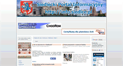 Desktop Screenshot of info.siedlce.pl