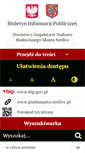 Mobile Screenshot of pinbmiasto.siedlce.pl