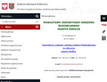 Tablet Screenshot of pinbmiasto.siedlce.pl