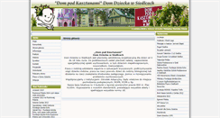 Desktop Screenshot of domdziecka.siedlce.pl