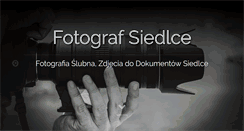 Desktop Screenshot of fotograf.siedlce.pl