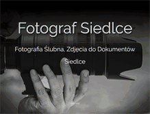 Tablet Screenshot of fotograf.siedlce.pl